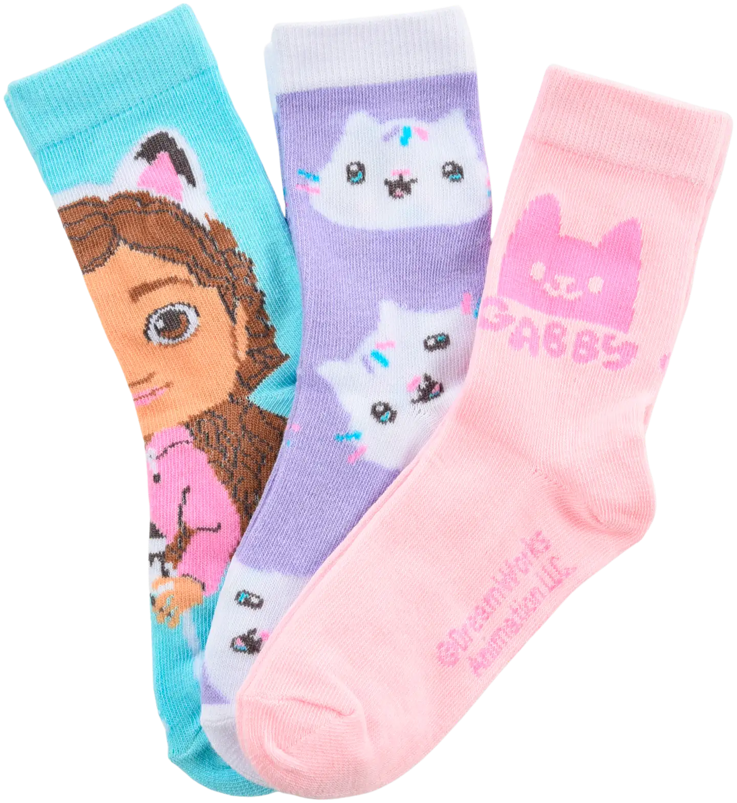 Gabbys Dollhouse lasten laadukas sukka 3 paria - Pack 2 - 2