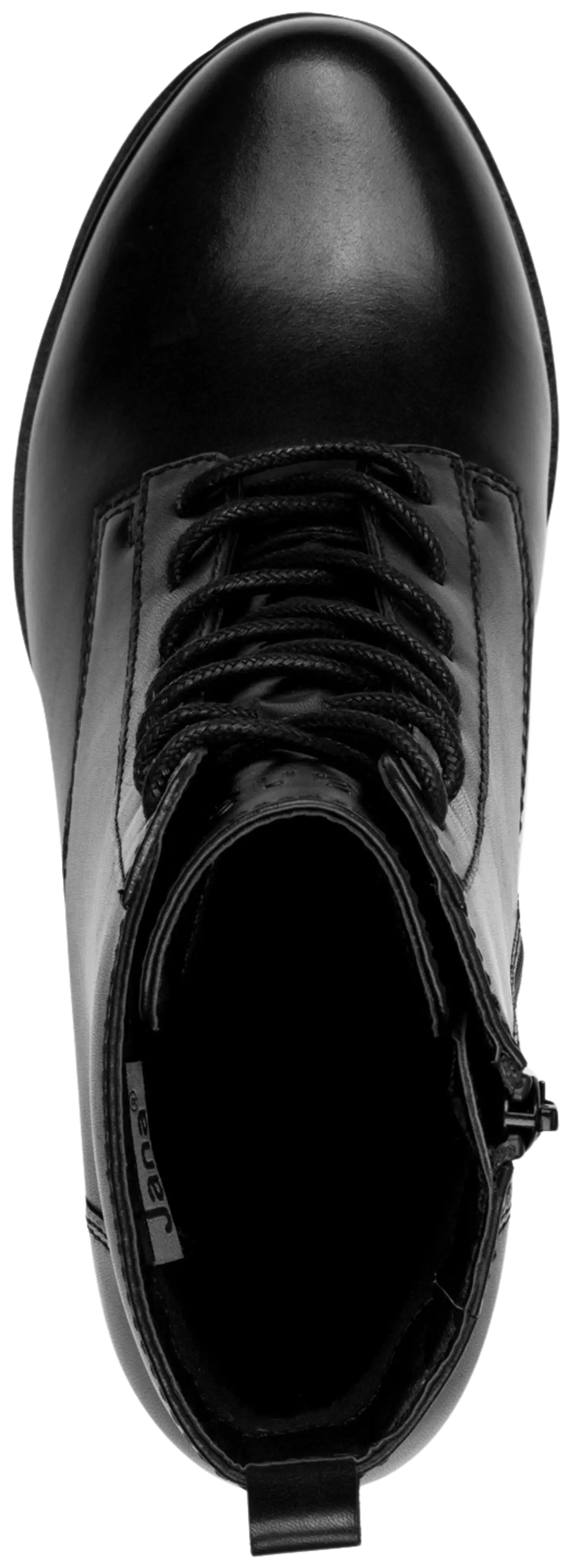 Jana shoes naisten nahkanilkkuri 25701 - BLACK - 5
