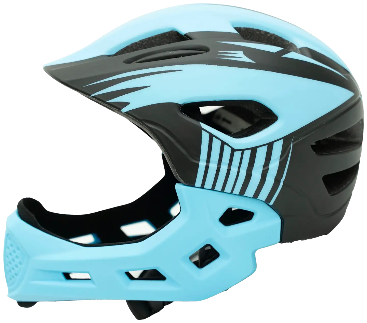 Jupiter lasten kypärä K-01 sininen/musta 48-56 cm - 3