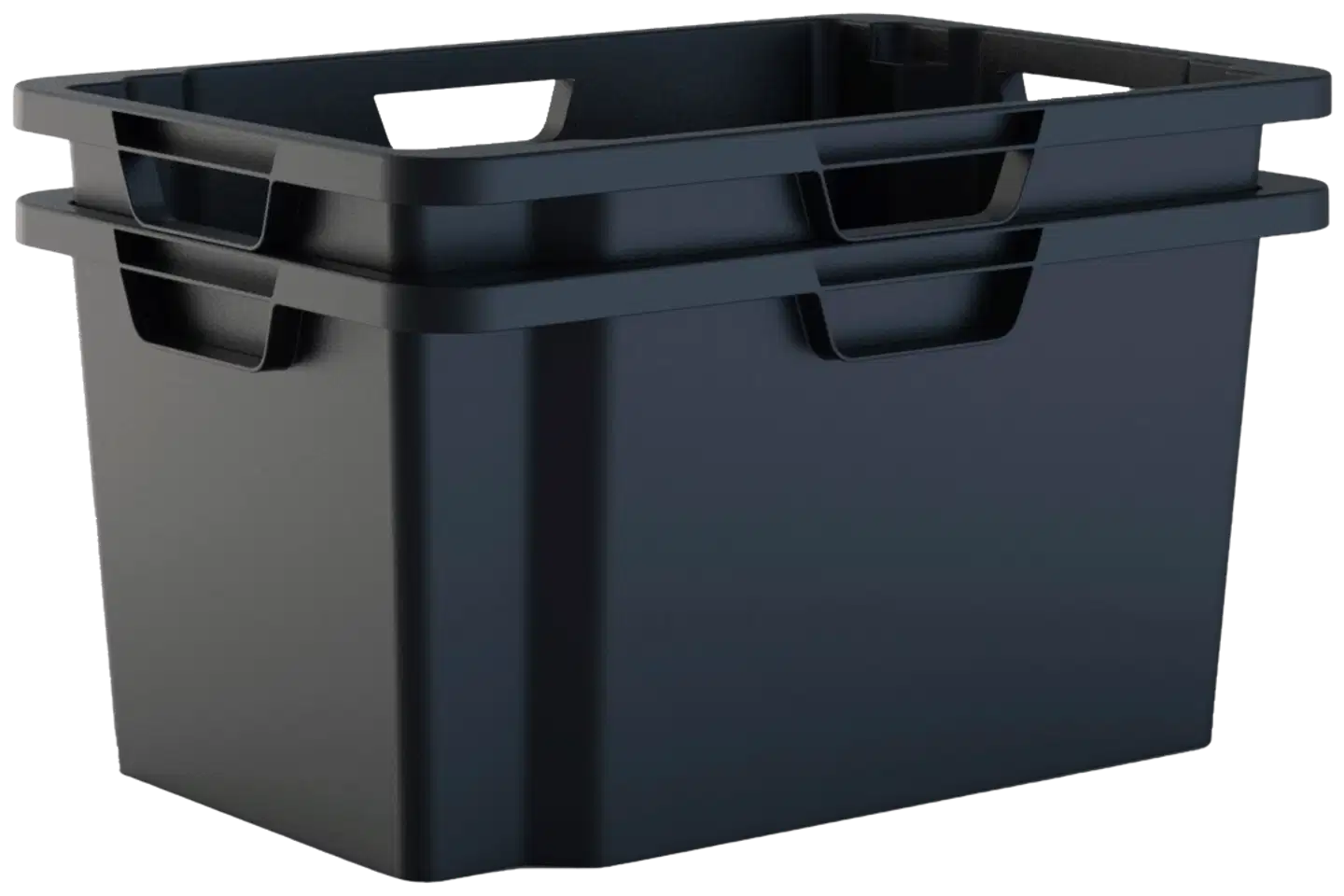 MANO varasto/muuttolaatikko 50 l musta - 3