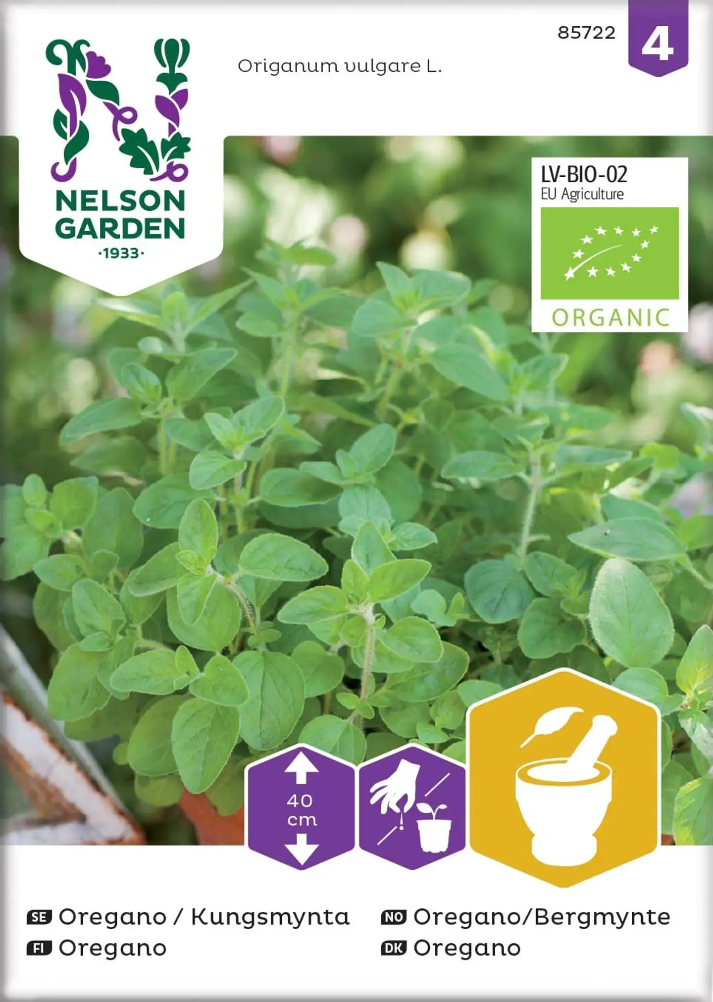 Nelson Garden Siemen Oregano/ Mäkimeirami, luomu