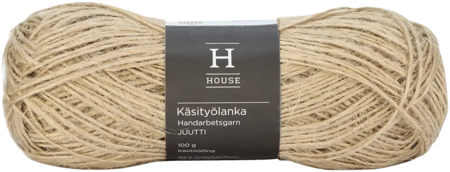 House käsityölanka Juutti 100 g 212240 Natural Jute