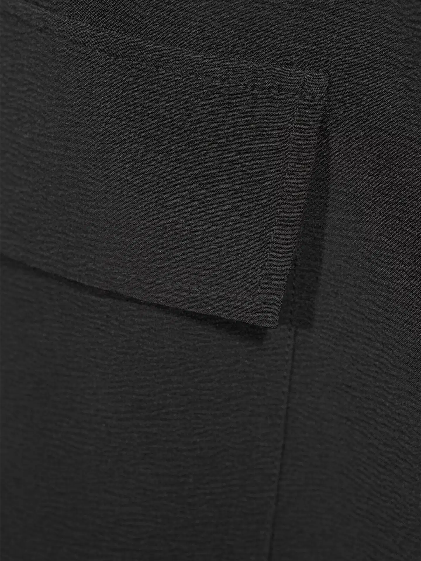 WKLY. naisten leveälahkeiset cargohousut 131188 - BLACK - 5