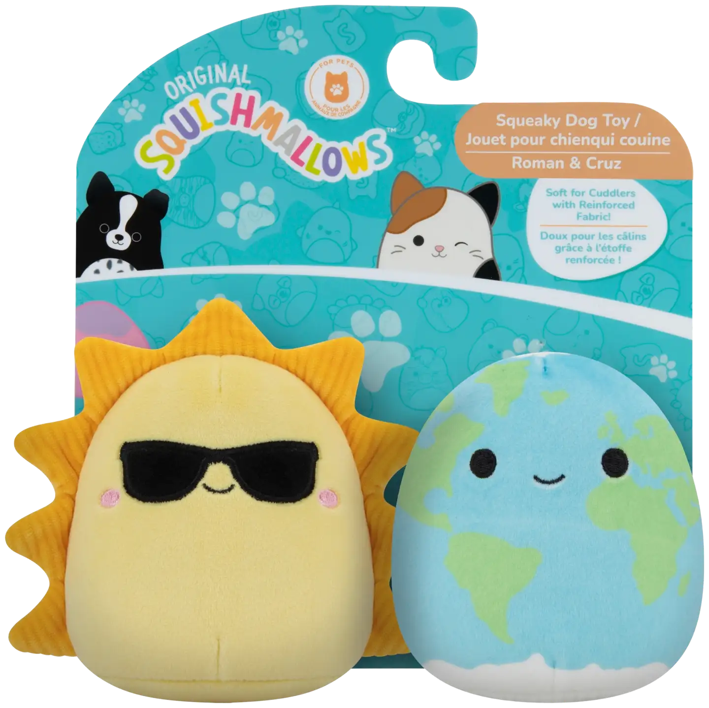 Squishmallows pehmolelu Squeaky tuplapakkaus 9 cm, erilaisia - 6