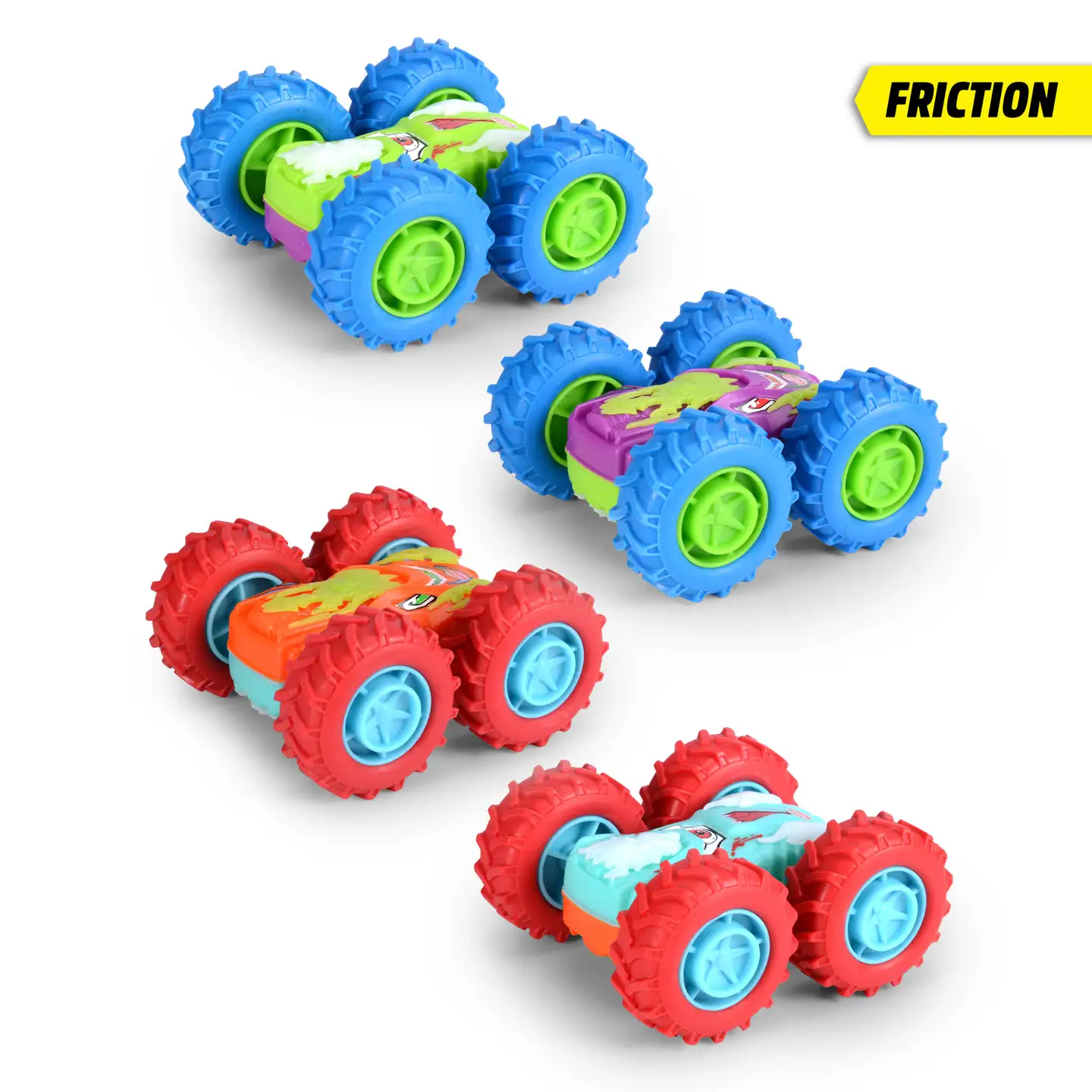 Dickie Toys Monster Flippy kitka-auto, 10 cm, useita erilaisia, myydään yksittäin - 8