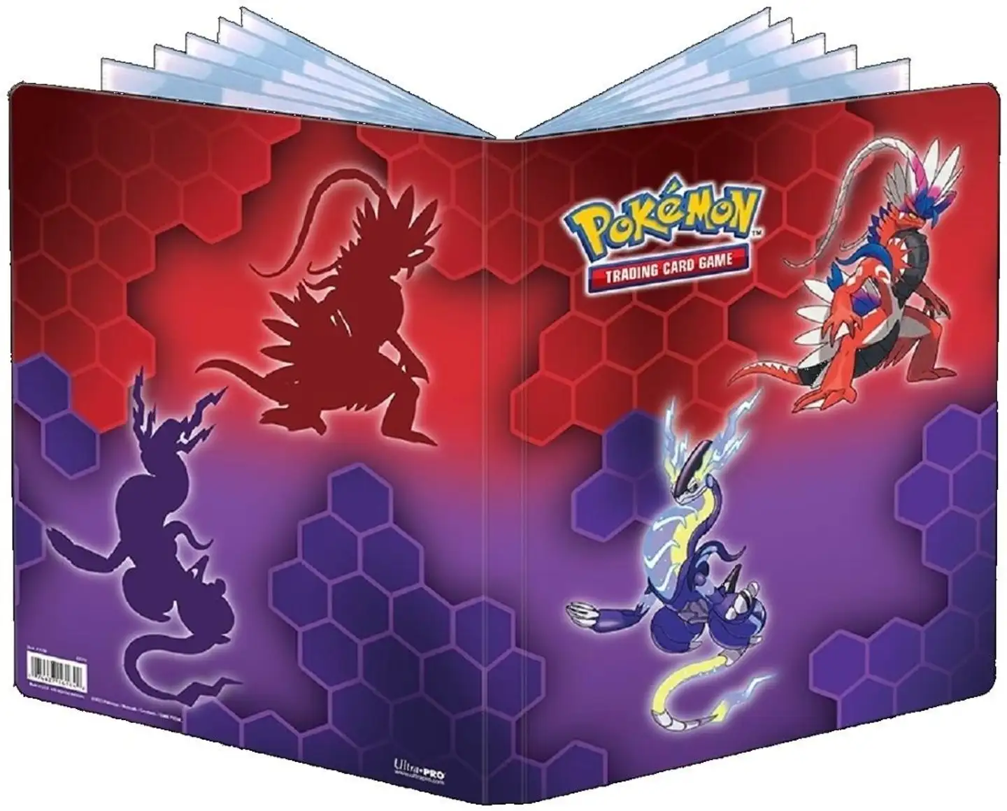 Pokemon 9-pocket Binder -keräilykansio Koraidon & Miraidon keräilykortit