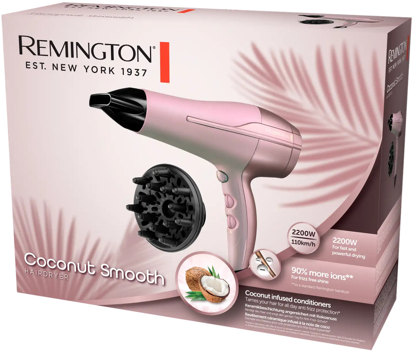 Remington hiustenkuivain Coconut Smooth D5901 - 3