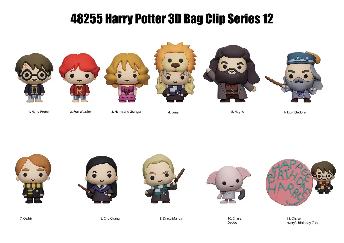 3D Harry Potter Klipsihahmo (6,5cm) - 2