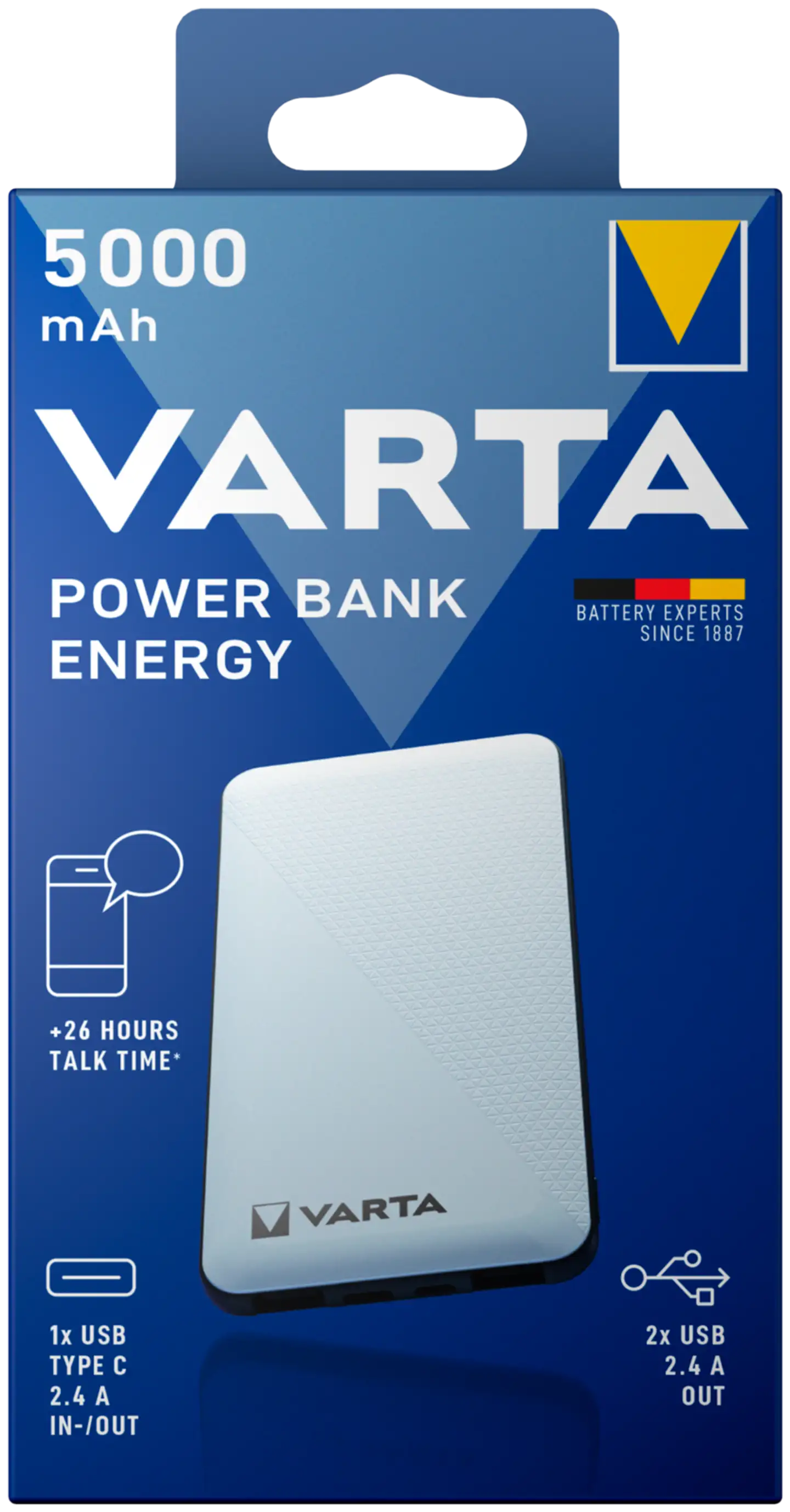 Varta Power Bank Energy 5000mAh - 1