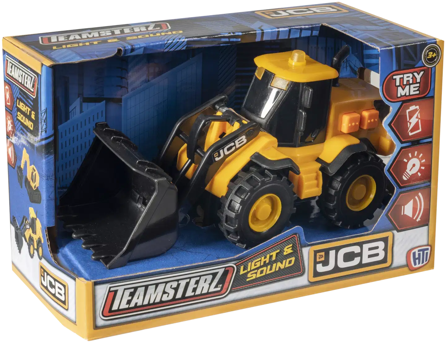 Teamsterz Jcb työmaa-ajoneuvo äänillä ja valoilla - 2