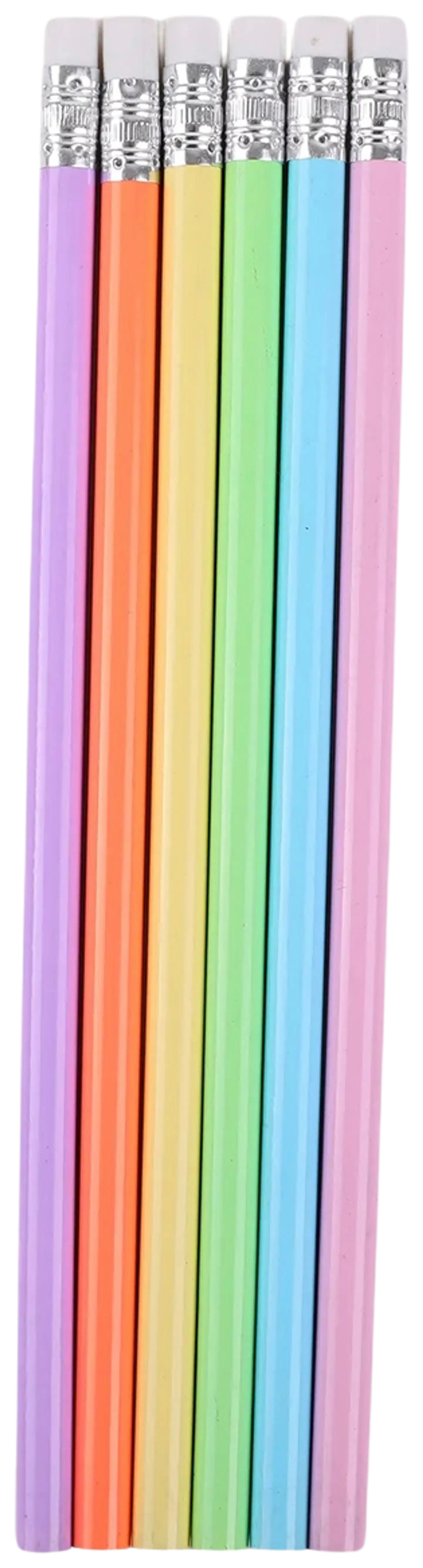 Lyijykynät 6 kpl pastelli - 2