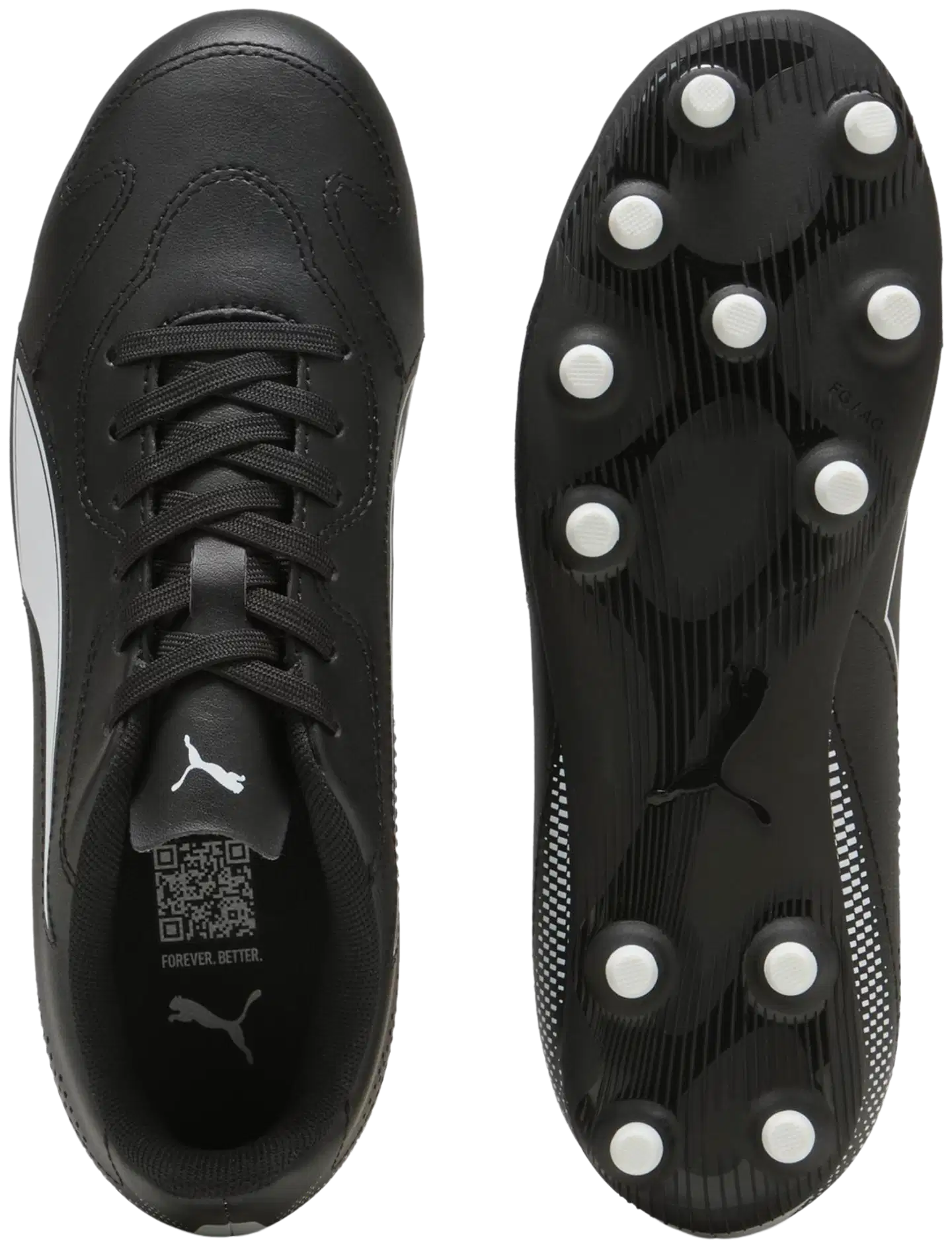 Puma lasten jalkapallokengät Vitoria II - black-white - 4