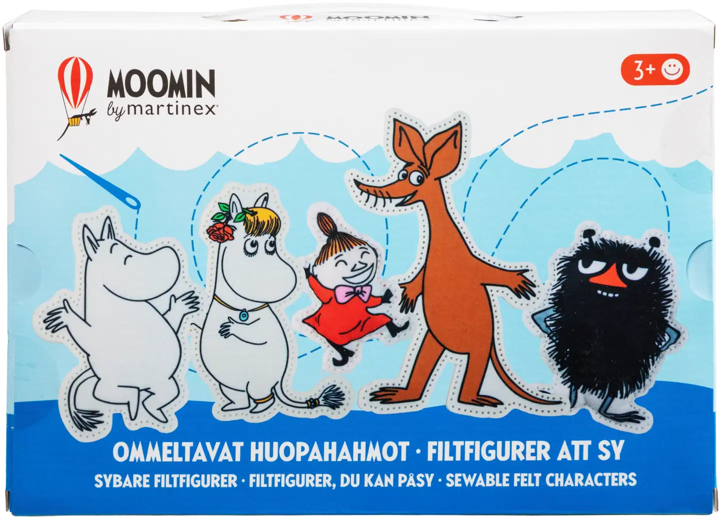 Muumi askartelu Martinex DIY ommeltavat huopahahmot - 2