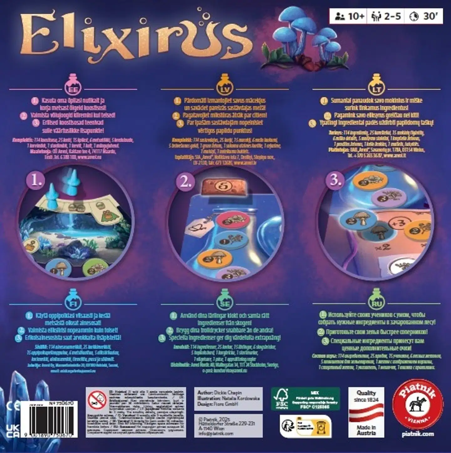 Piatnik lautapeli Elixirius - 2