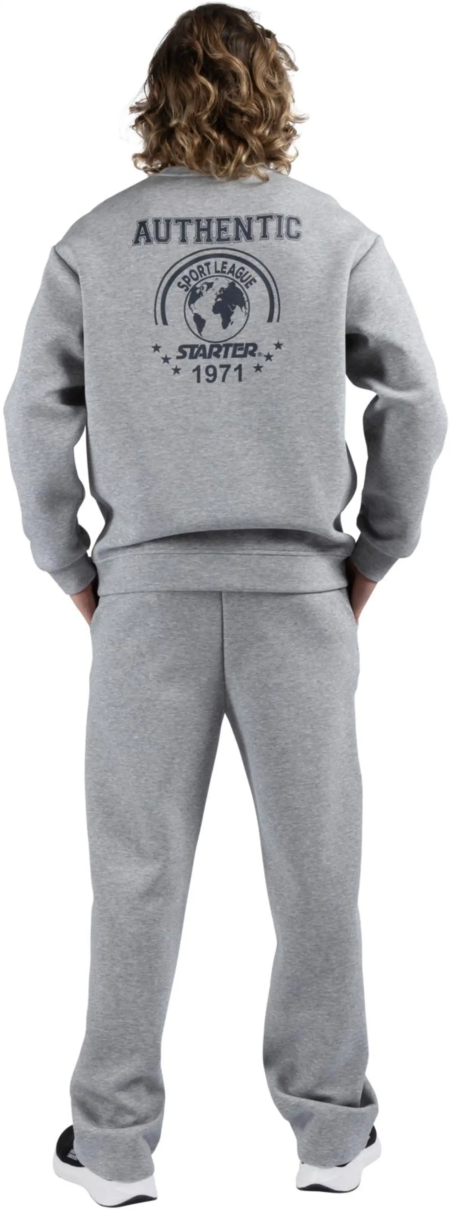 Starter miesten collegepusero Scuba SCMS2601 - Grey melange - 6