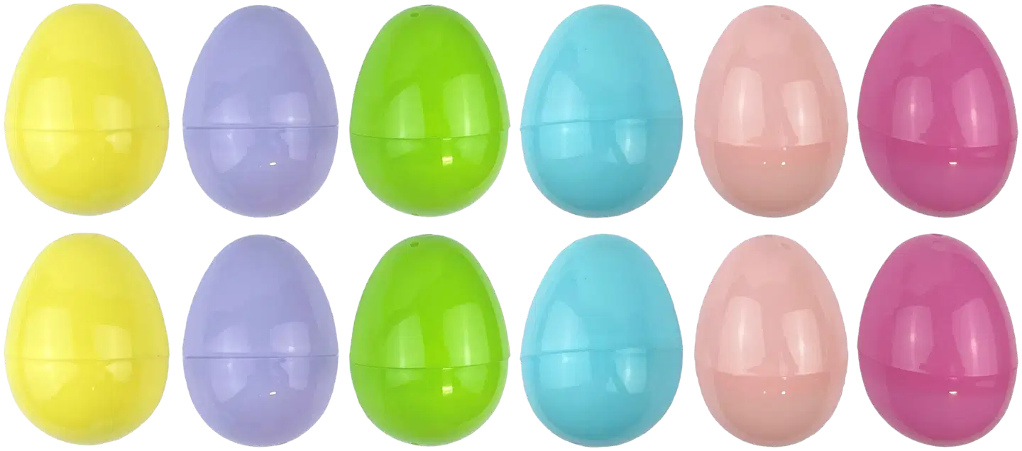 Toyrock Täytettävät pääsiäismunakoristeet 12 kpl/pkt - 1