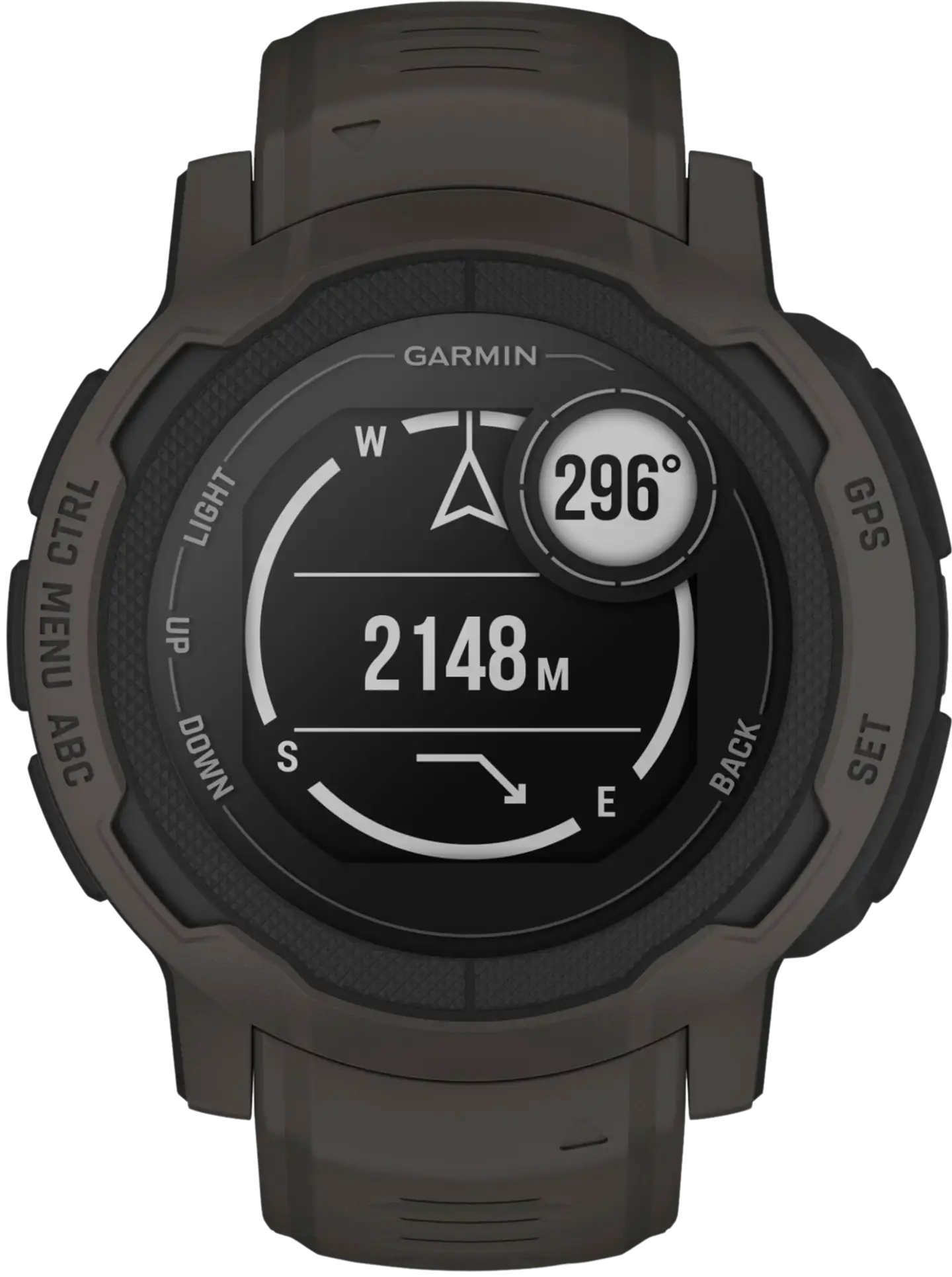 Garmin Instinct 2 multisport GPS kello, tummanharmaa - 2