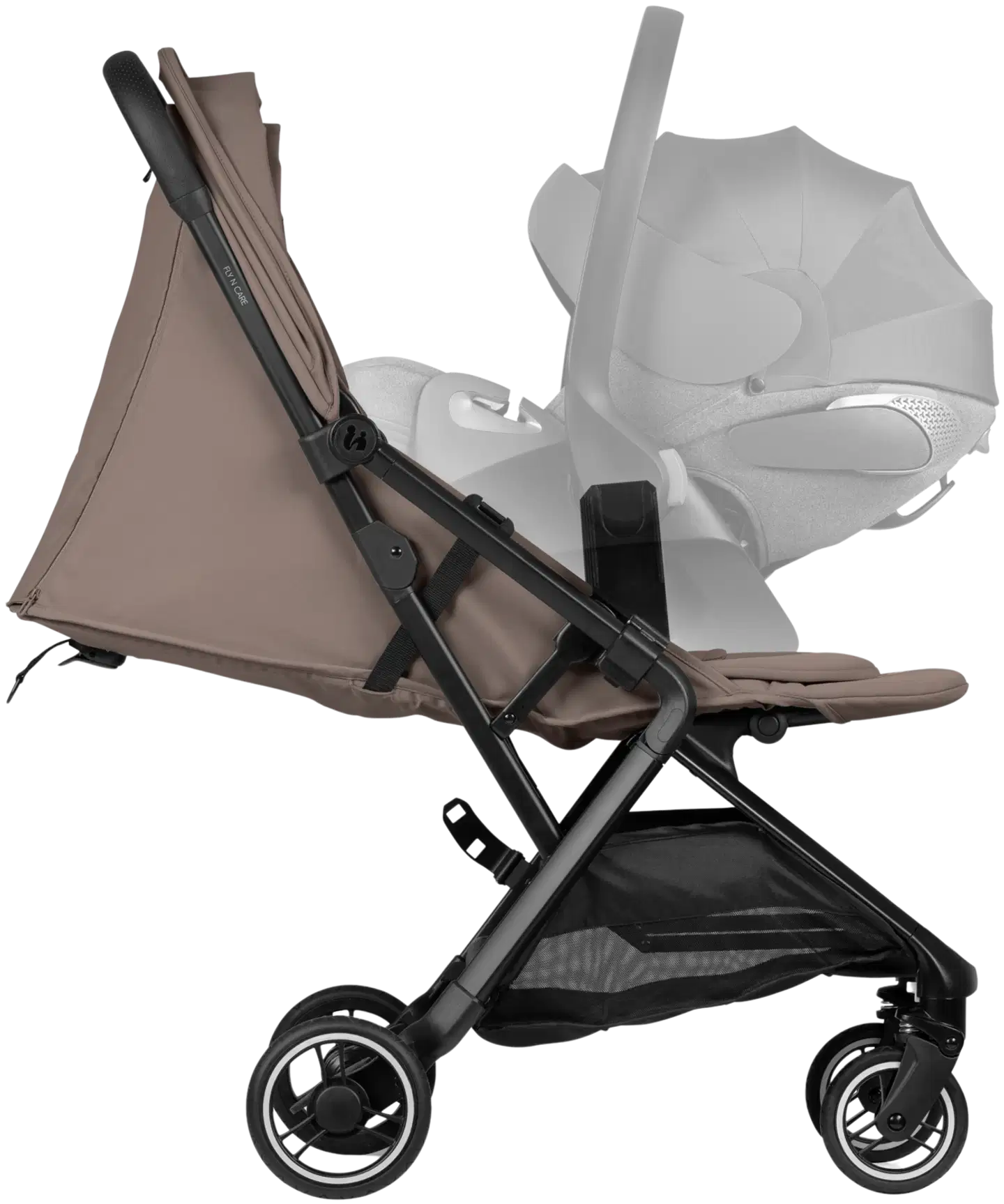 Hauck matkarattaat Fly N Care ruskea - 6