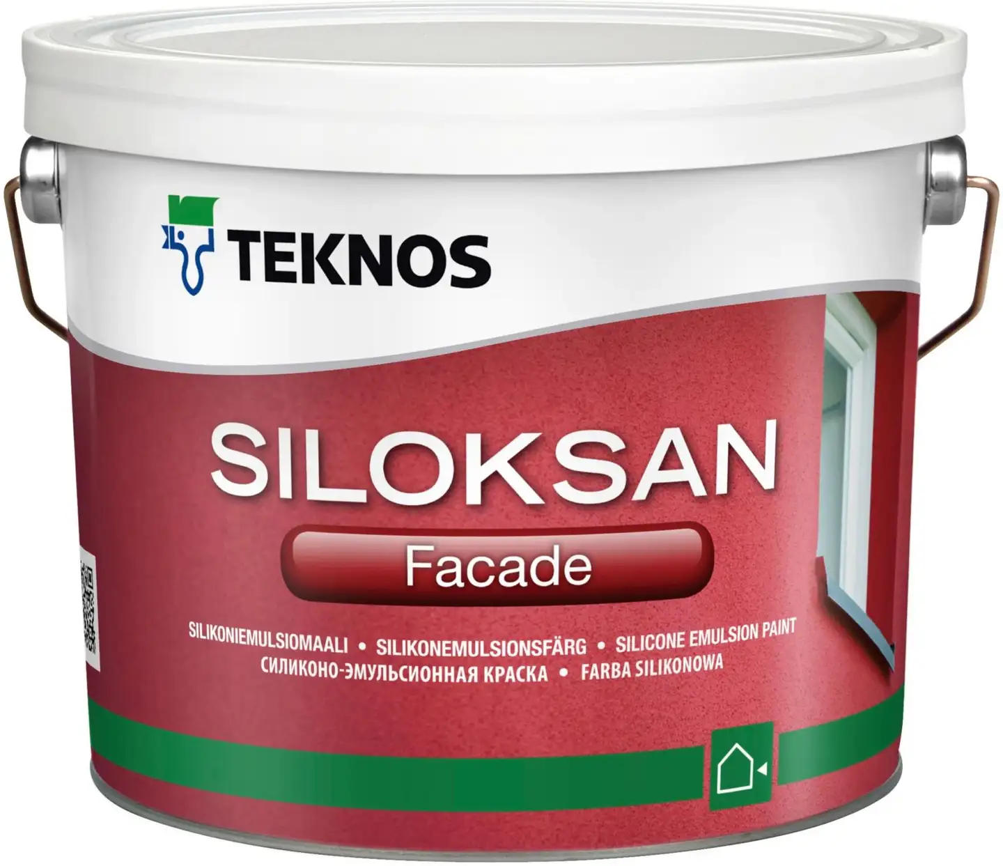 Teknos kiviainespintamaali Siloksan Facade 2,7 l PM3 sävytettävä täyshimmeä