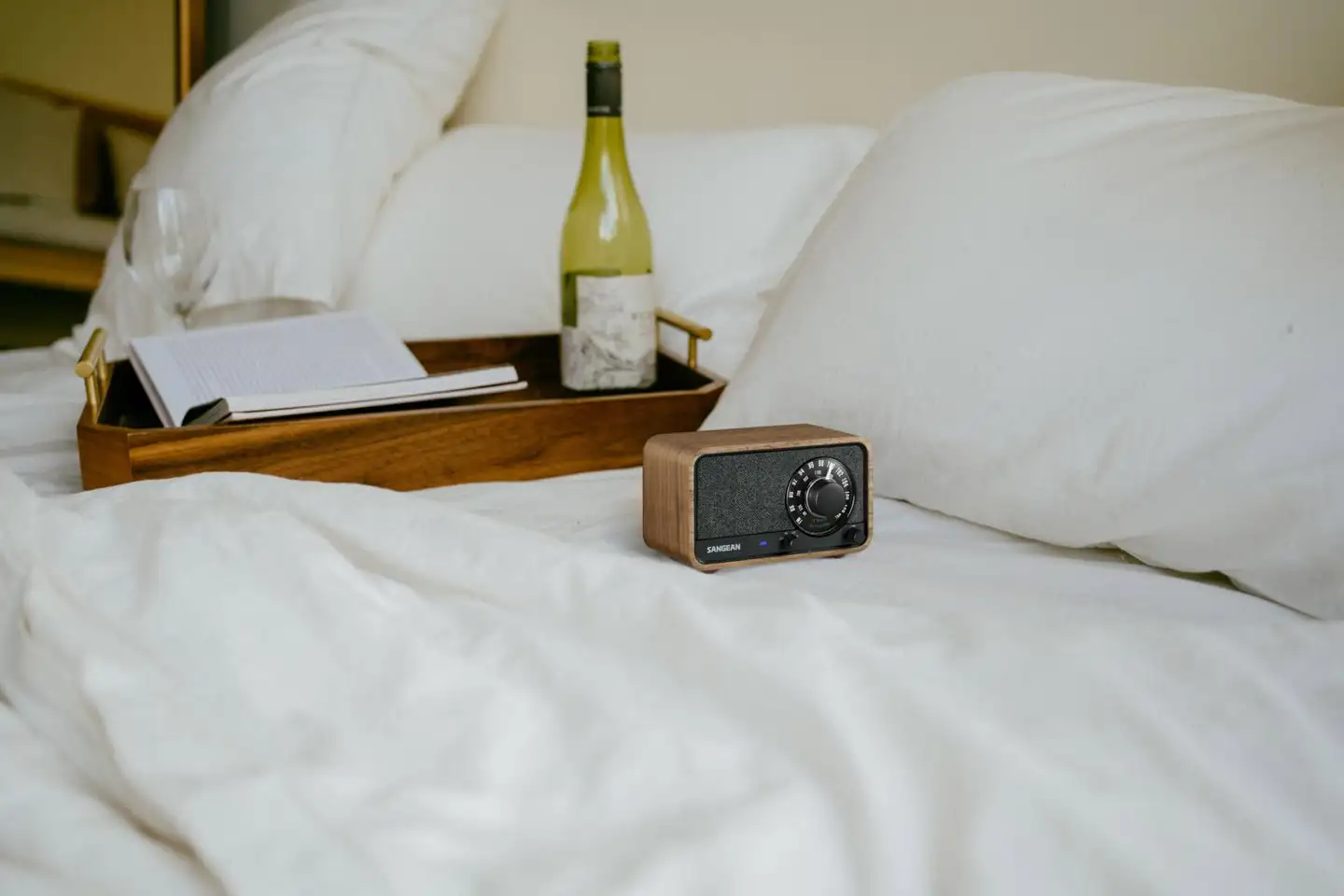 Sangean WR-8 Bluetooth pöytäradio, pähkinä - 6