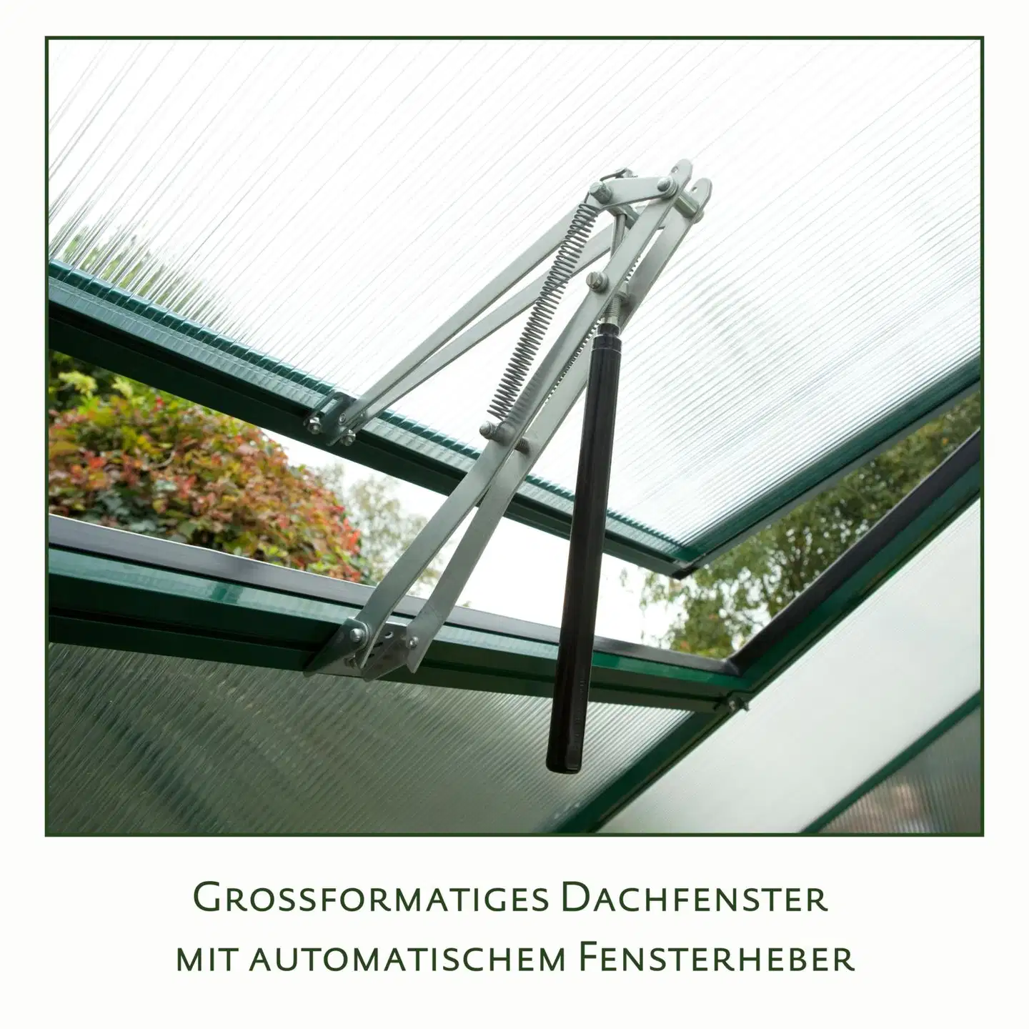 Kreative Gartentechnik kasvihuone Lilie III 9,59 m2 antrasiitinharmaa - 2