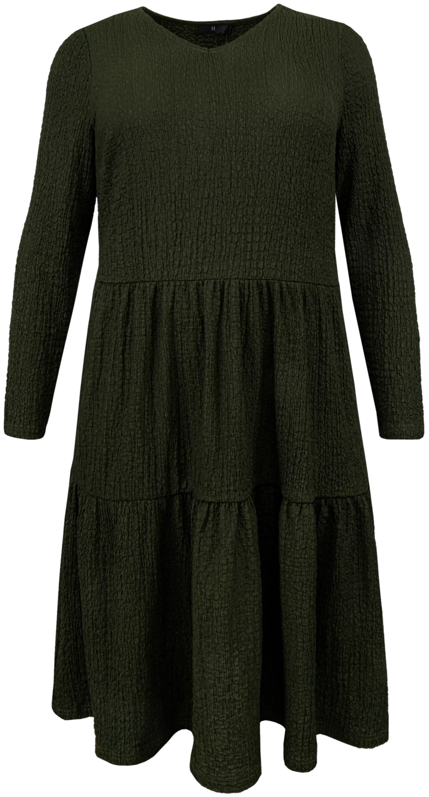 House naisten tekstuuripintainen mekko 218HP30613, D-mitoitus - D.green - 1