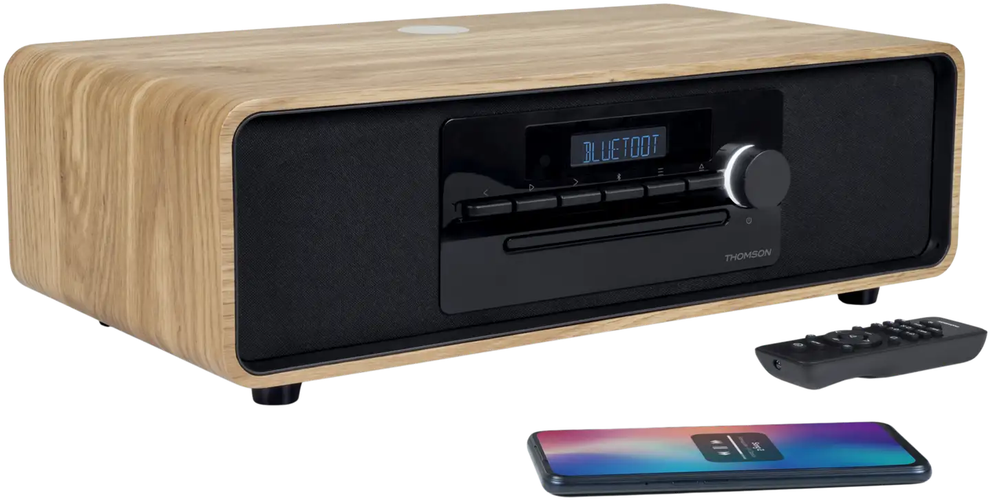 Thomson mikrohifijärjestelmä MIC300IBT puu/musta - 5