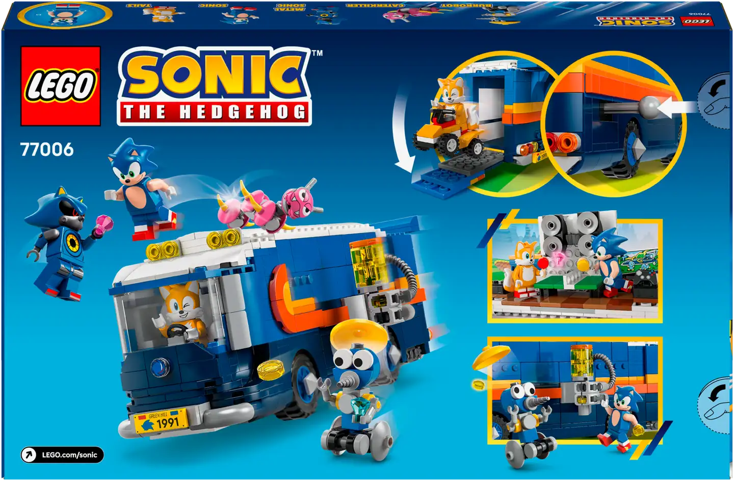 LEGO Sonic 77006 Sonic-tiimin liikkuva komentokeskus - 3