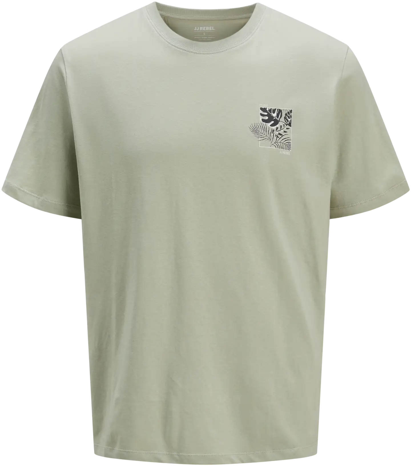 JJ Rebel miesten t-paita selkäprintti JREBBLOOM - desert sage - 1