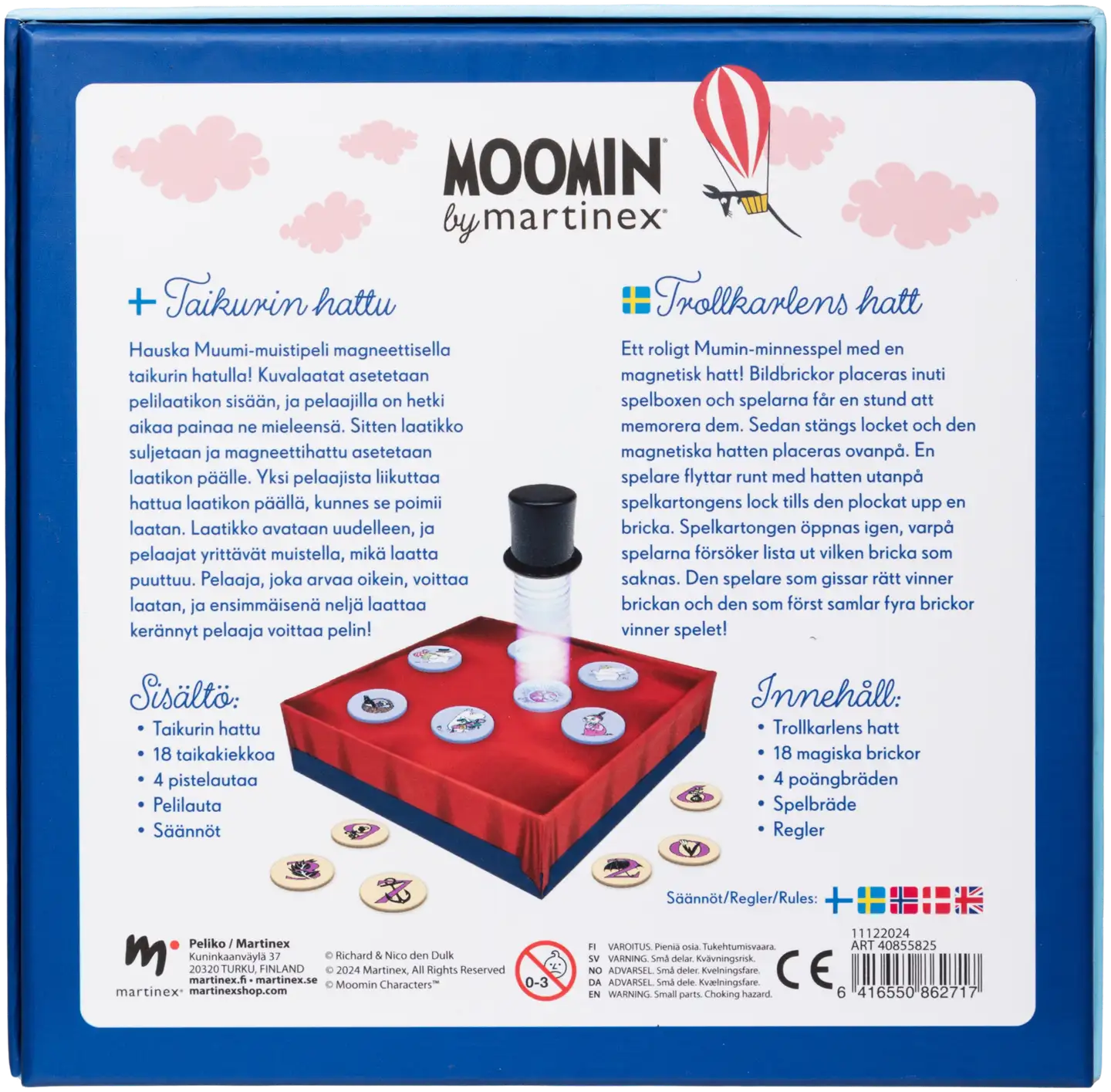 Peliko Muumi lastenpeli Taikurin Hattu - 3