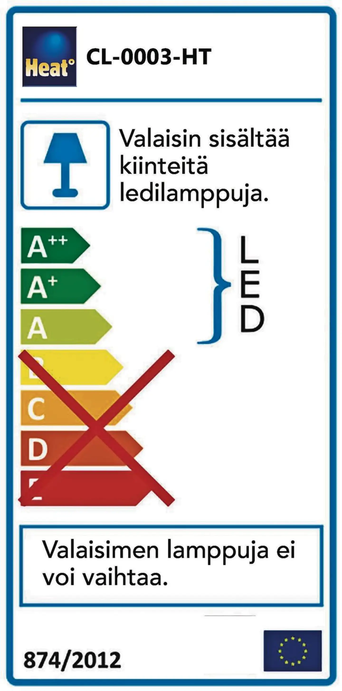 Heat LED-plafondi Alfa metalli - 2