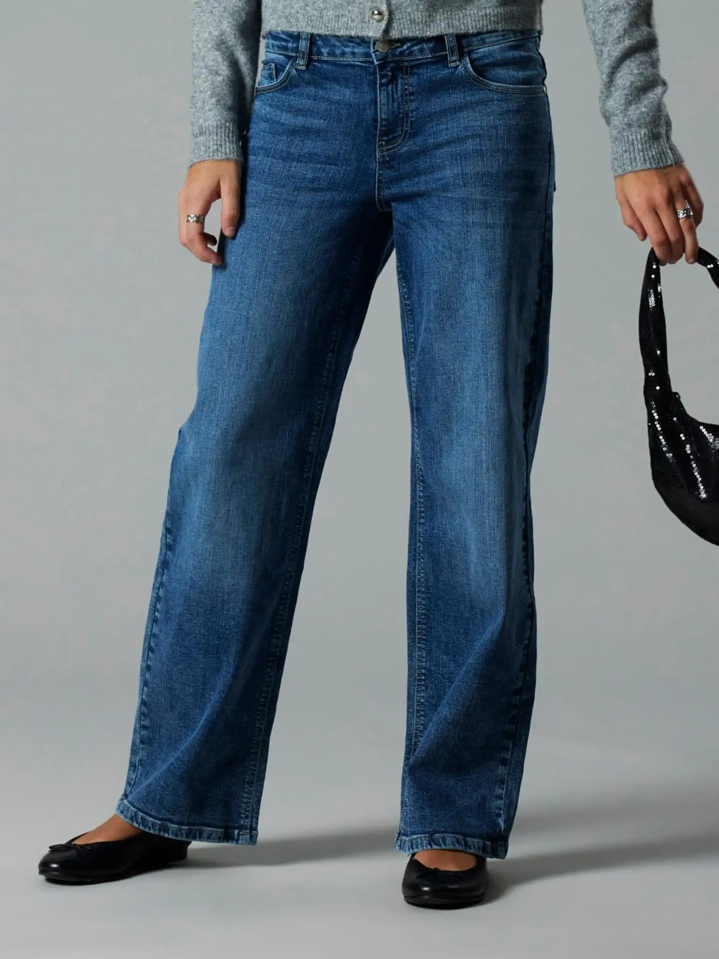 LMTD lasten farkut - Medium Blue Denim - 4
