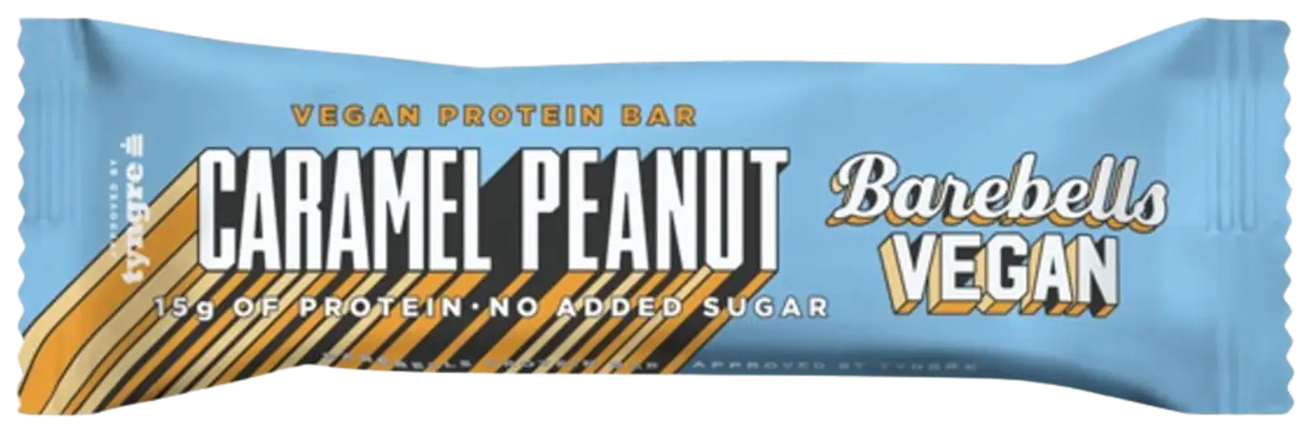 Barebells Vegan Caramel Peanut proteiinipatukka 55g
