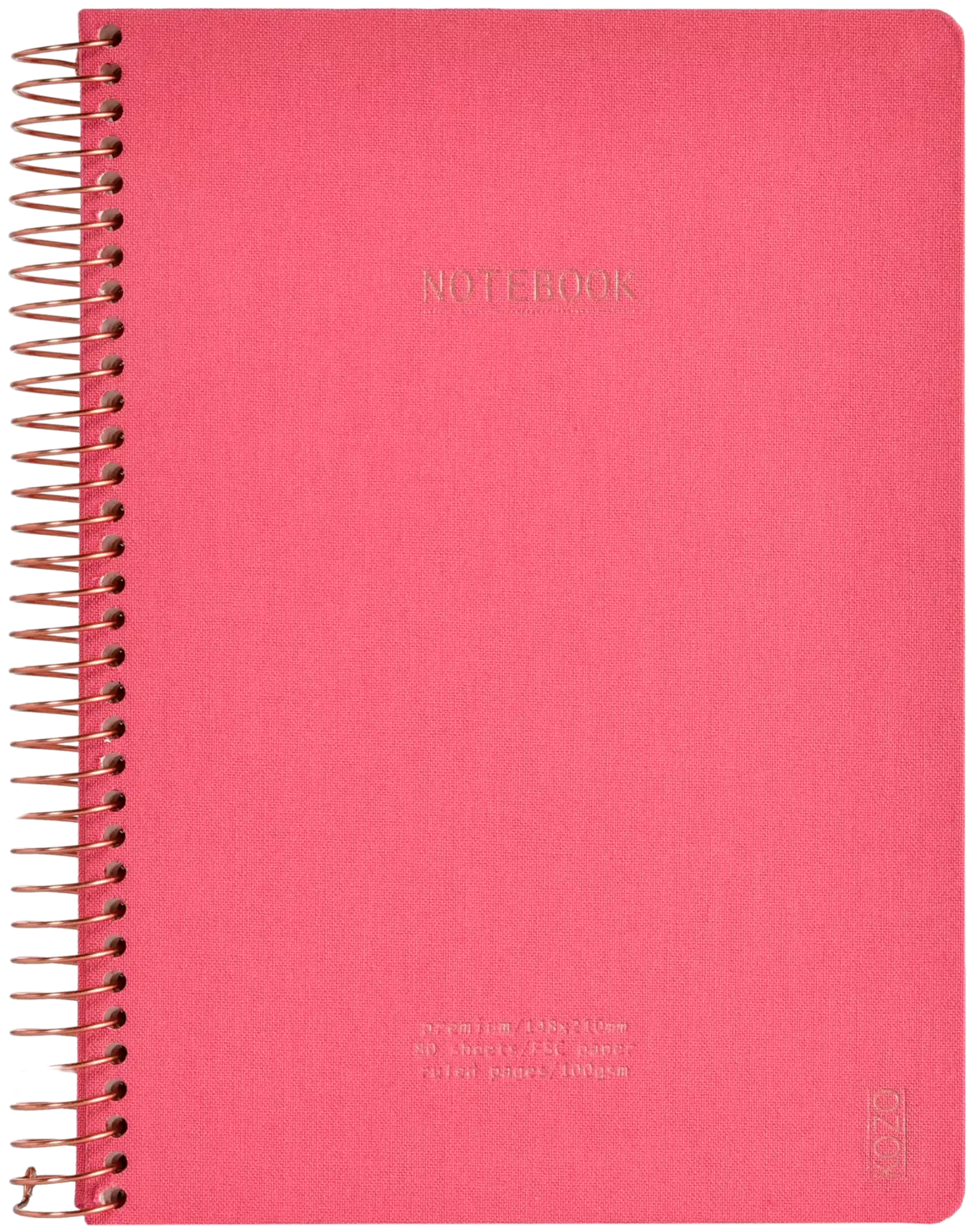 Kozo muistikirja A5 Premium guava pink - 1