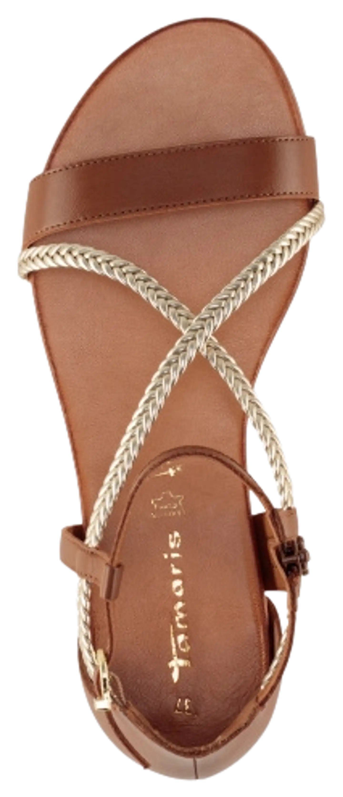 Tamaris sandaali 28138 - Cognac comb - 4