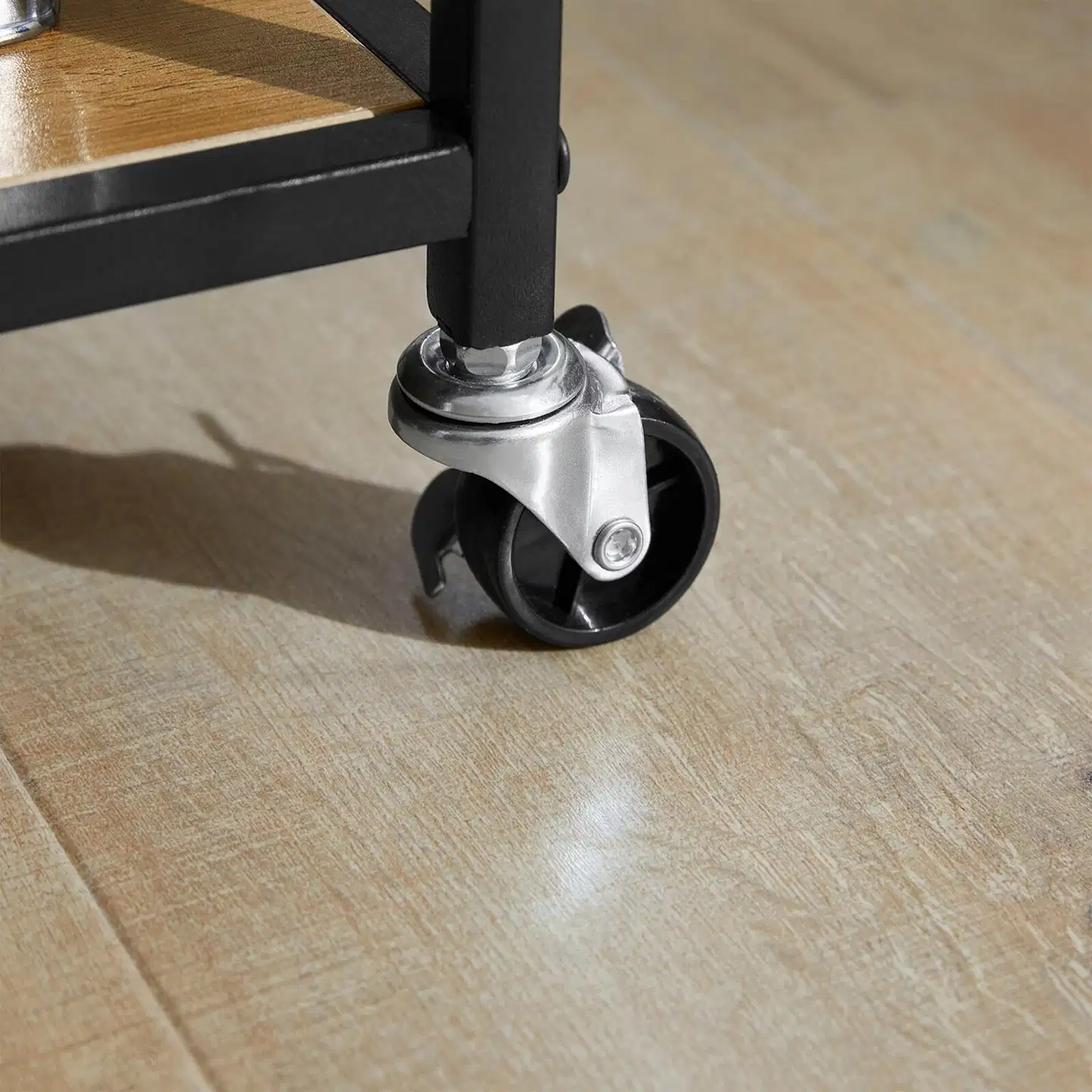 SoBuy keittiösaareke ruskea FKW111-PF - 6