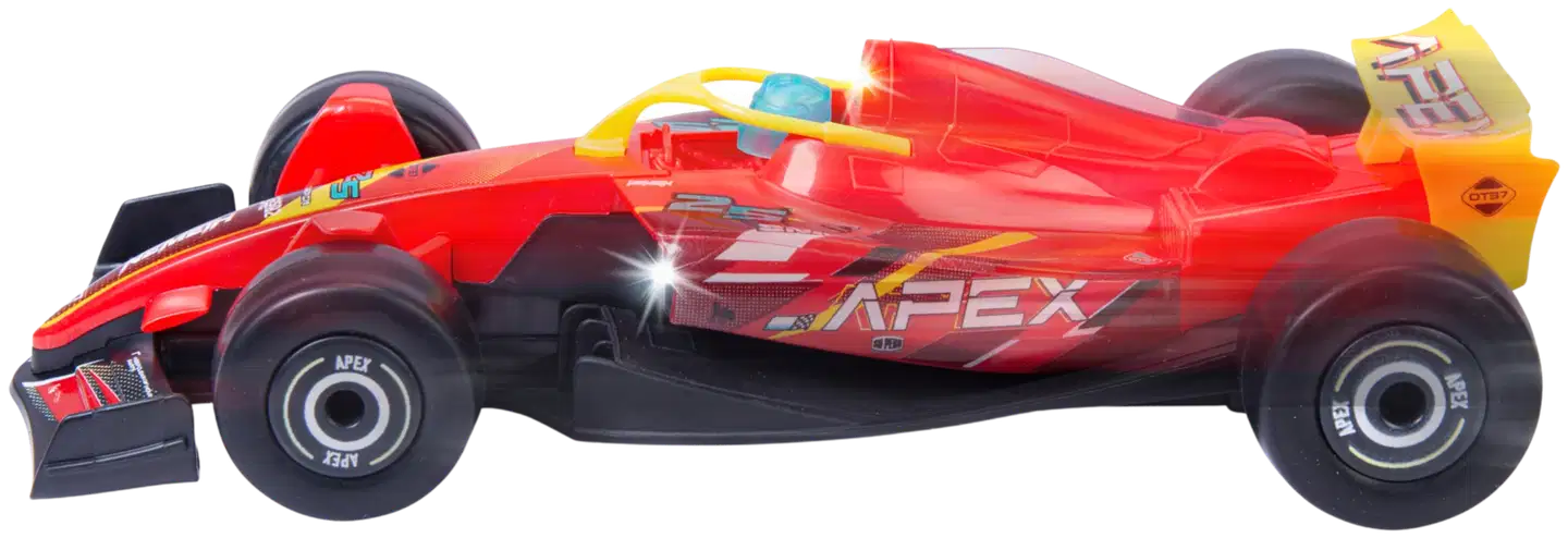Dickie Toys Formula kilpa-auto Team APEX, 23 cm, 1:24, autossa valo- ja äänitoiminto - 3