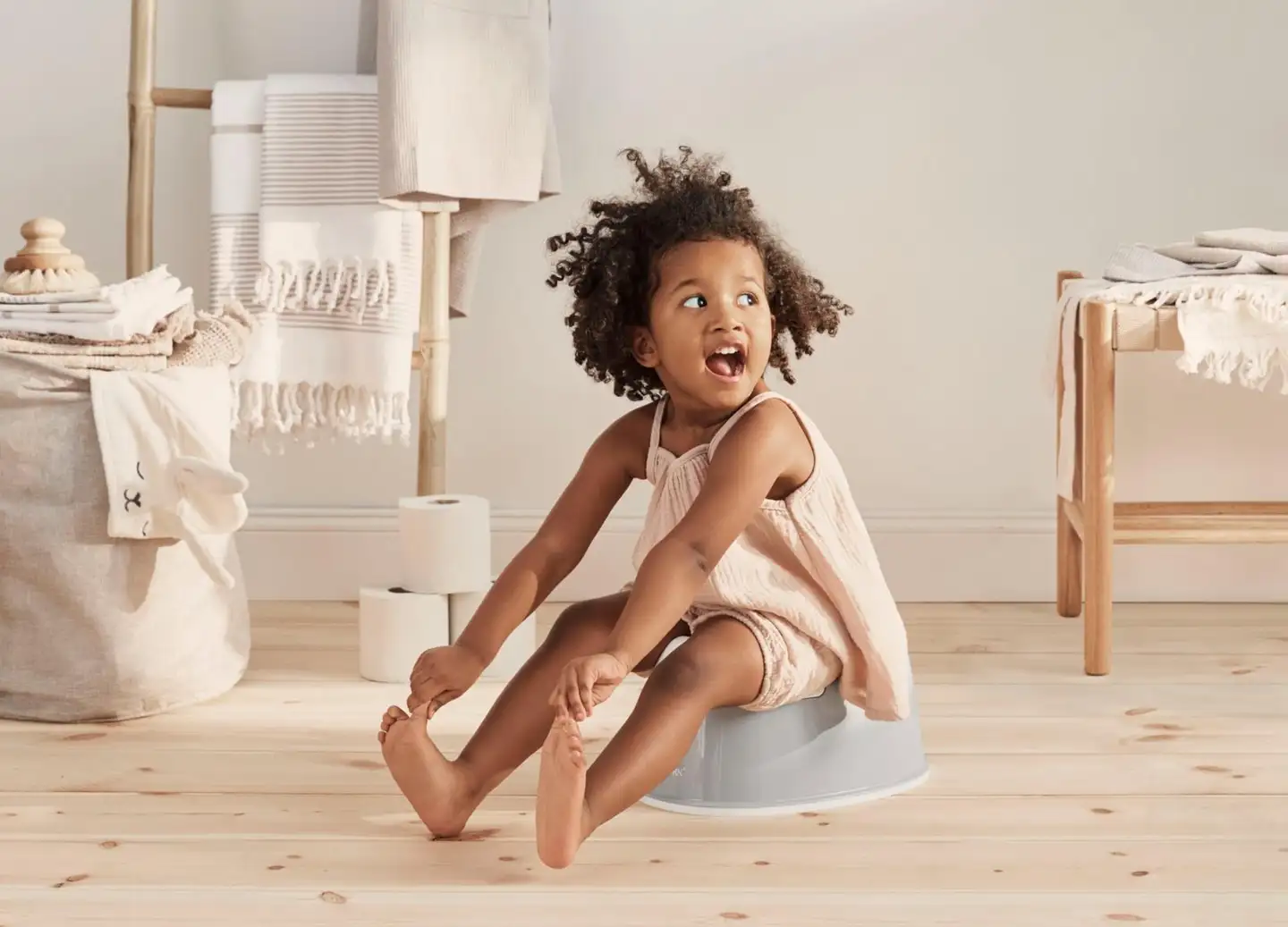 BabyBjörn smart potta - harmaa/valkoinen - 2