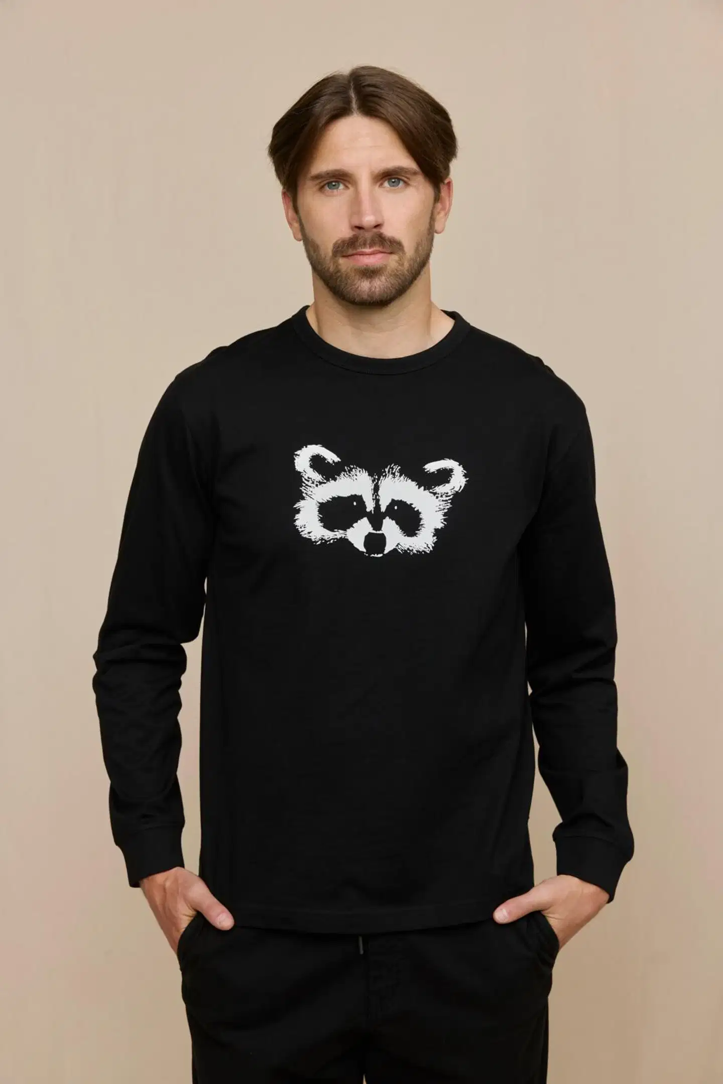 Finlayson miesten pitkähihainen paita Pesue - Black - 3