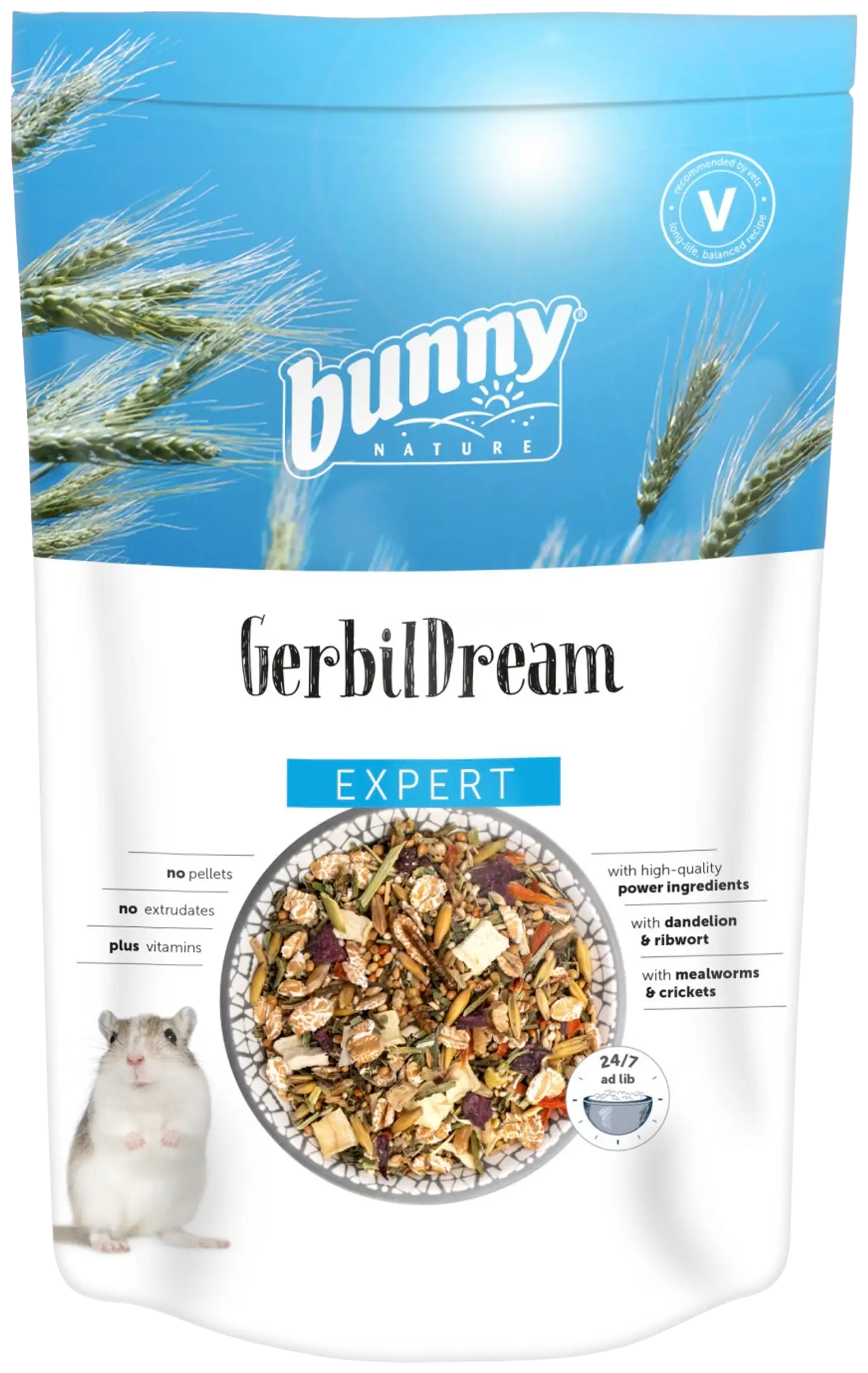 Bunny GerbilDream Expert 500g täysravintoseos gerbiileille