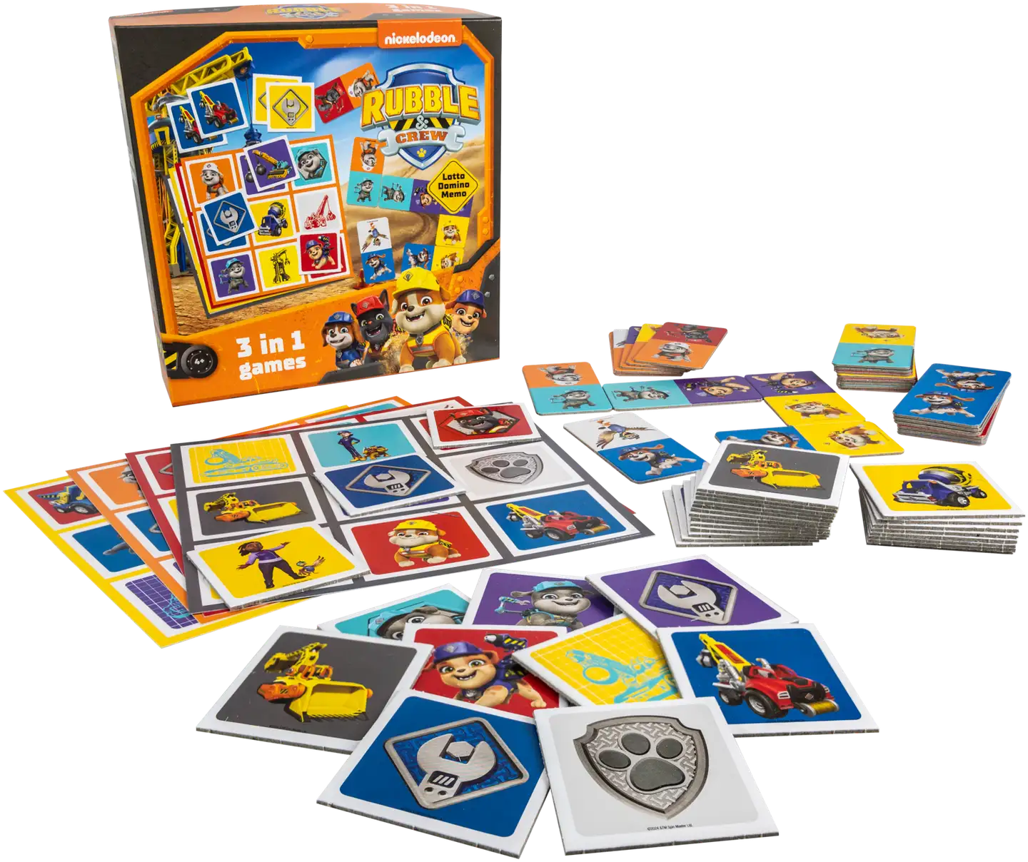 Tactic lautapeli Rollen remmi 3 in 1 Lotto, Domino, Memo - 2