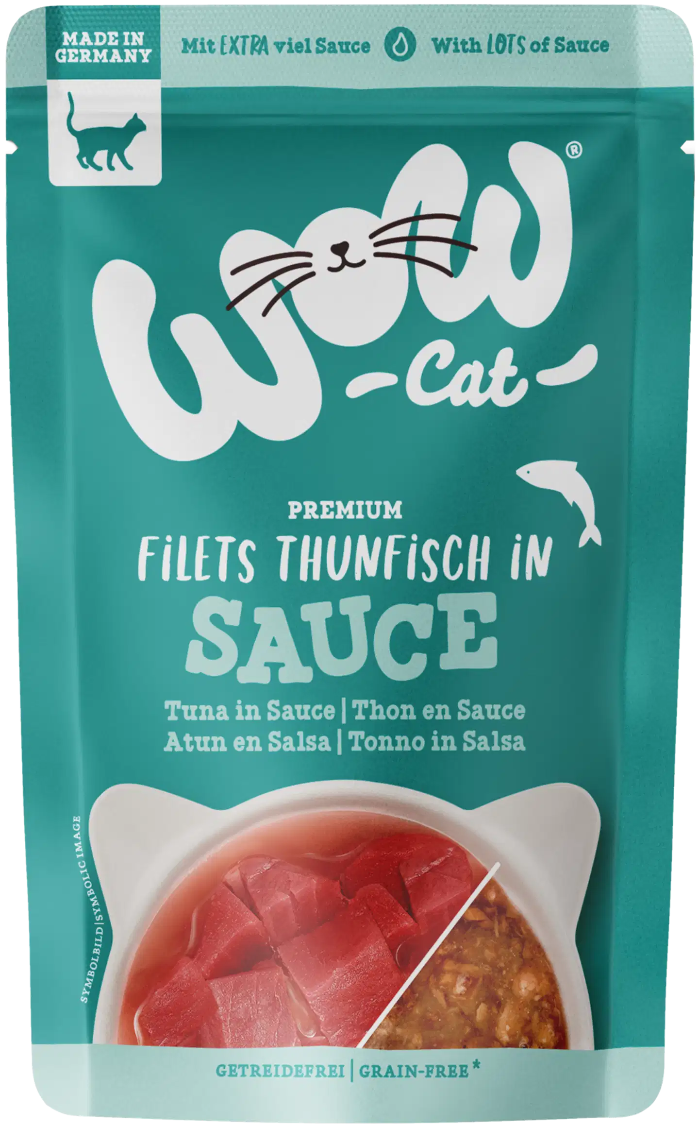 WOW CAT Tonnikalaa kastikkeessa 85 g