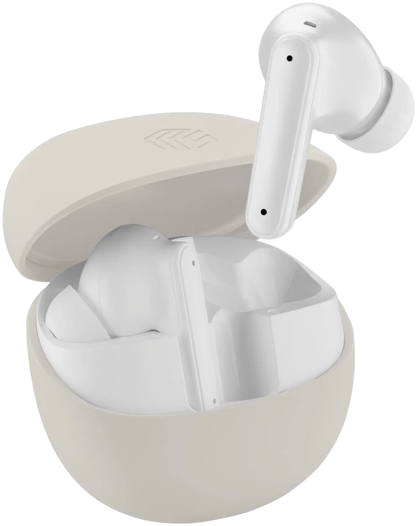 MusicSound langattomat vastamelunappikuulokkeet Numia beige - 1