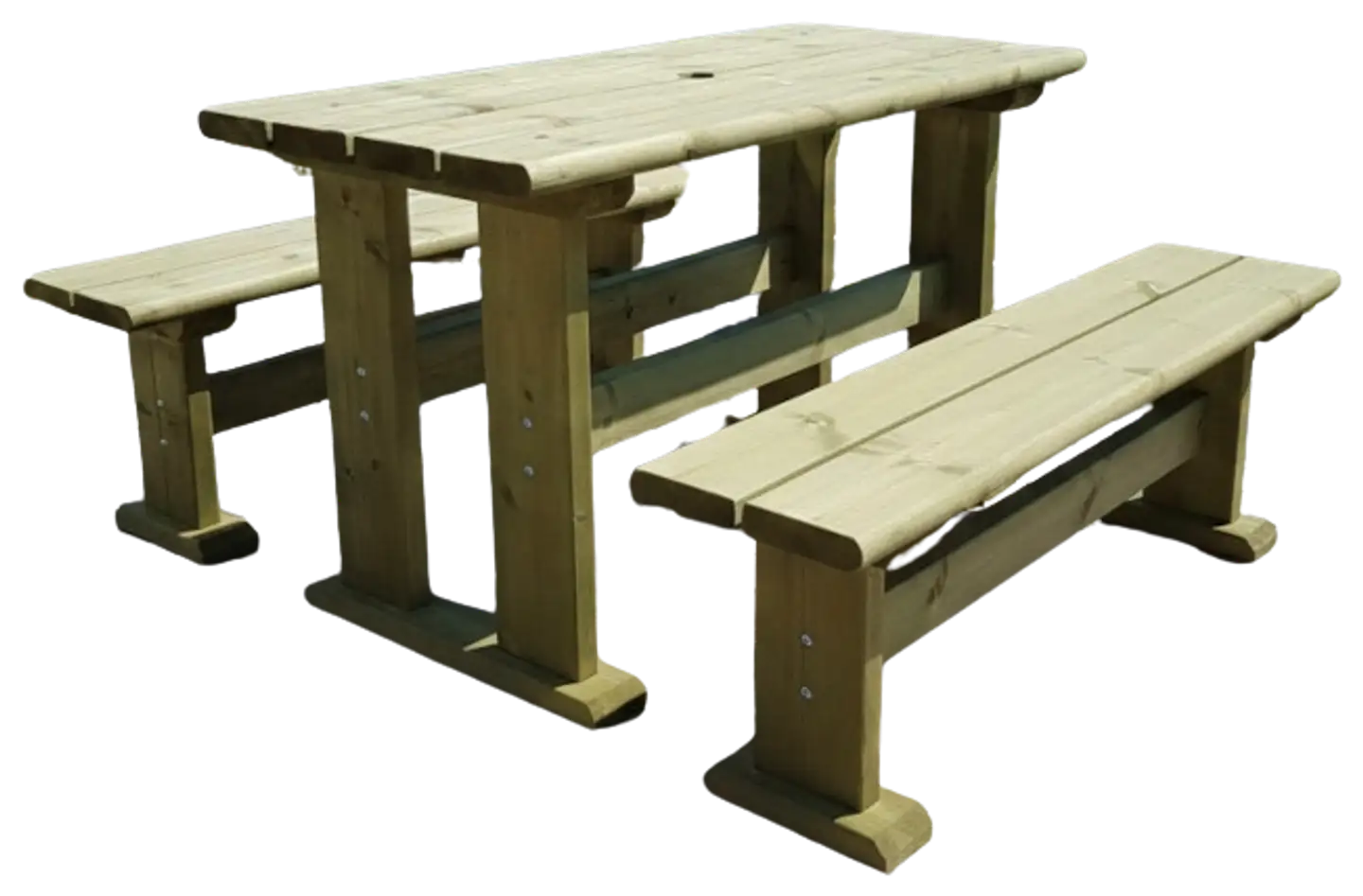 Tammiston Puu Saku ryhmä 150cm kestopuu vihreä - 2