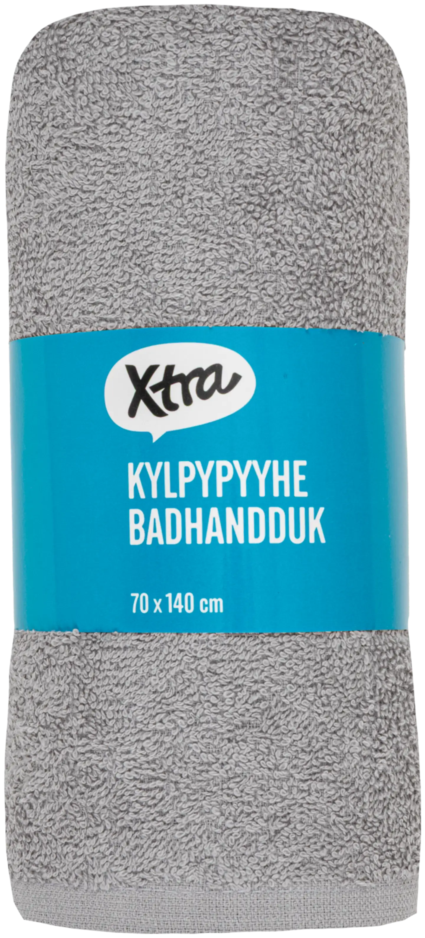 Xtra kylpypyyhe 70x140 cm harmaa