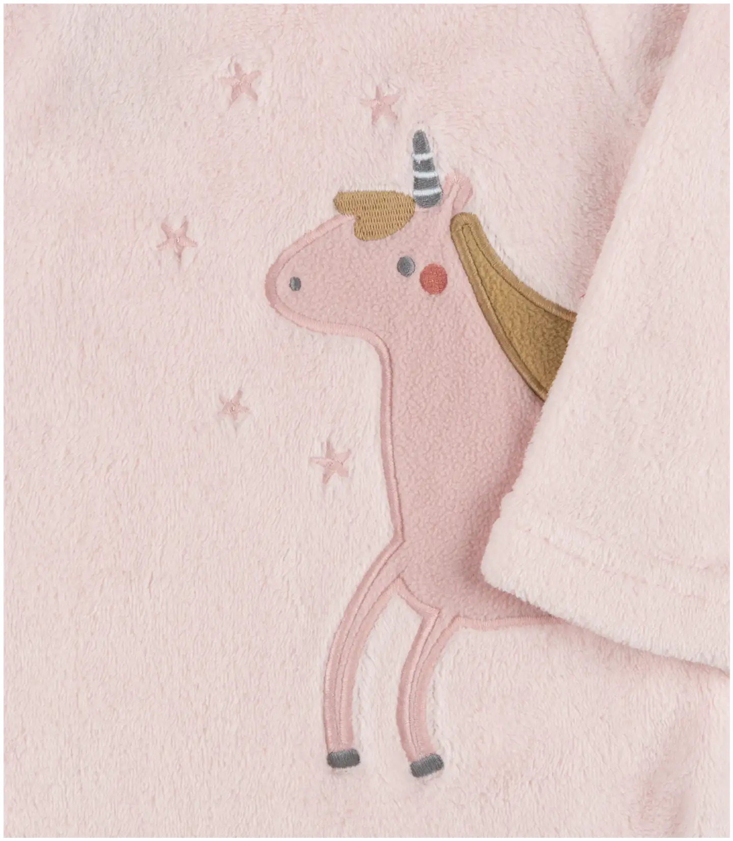 TEX BABY vauvojen potkupuku fleece Yksisarvinen - pink light - 3