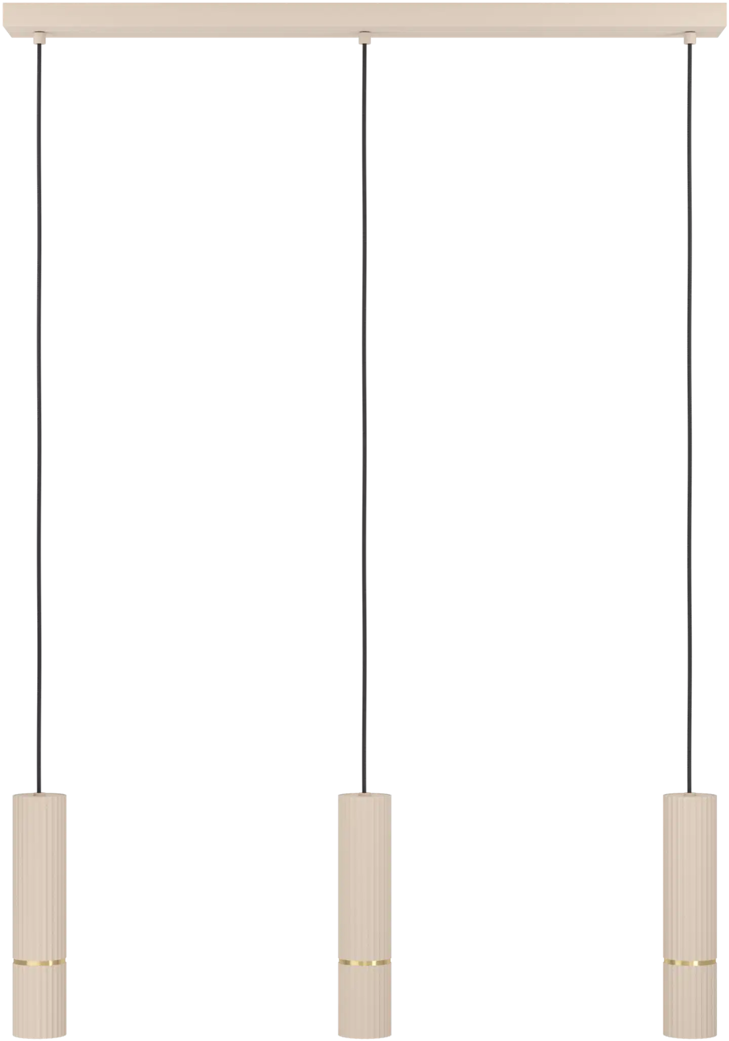EGLO riippuvalaisin 3-os. Caminia GU10 3x4,7W hiekka/messinki - 2