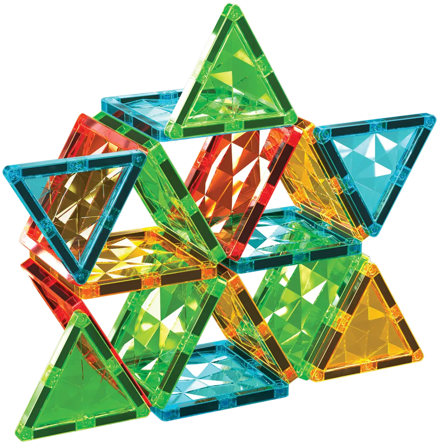 Geomag Tiles Gems Rakennussetti 60 Osaa - 4