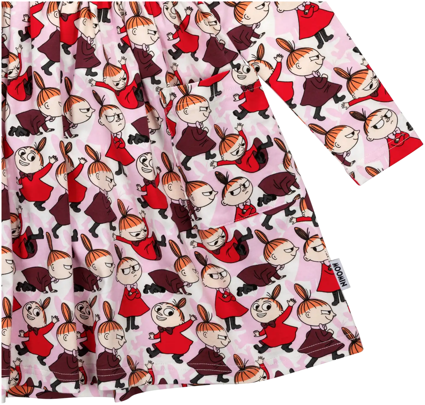 Muumi lasten mekko Varjoleikki 5950184 - Punainen - 3