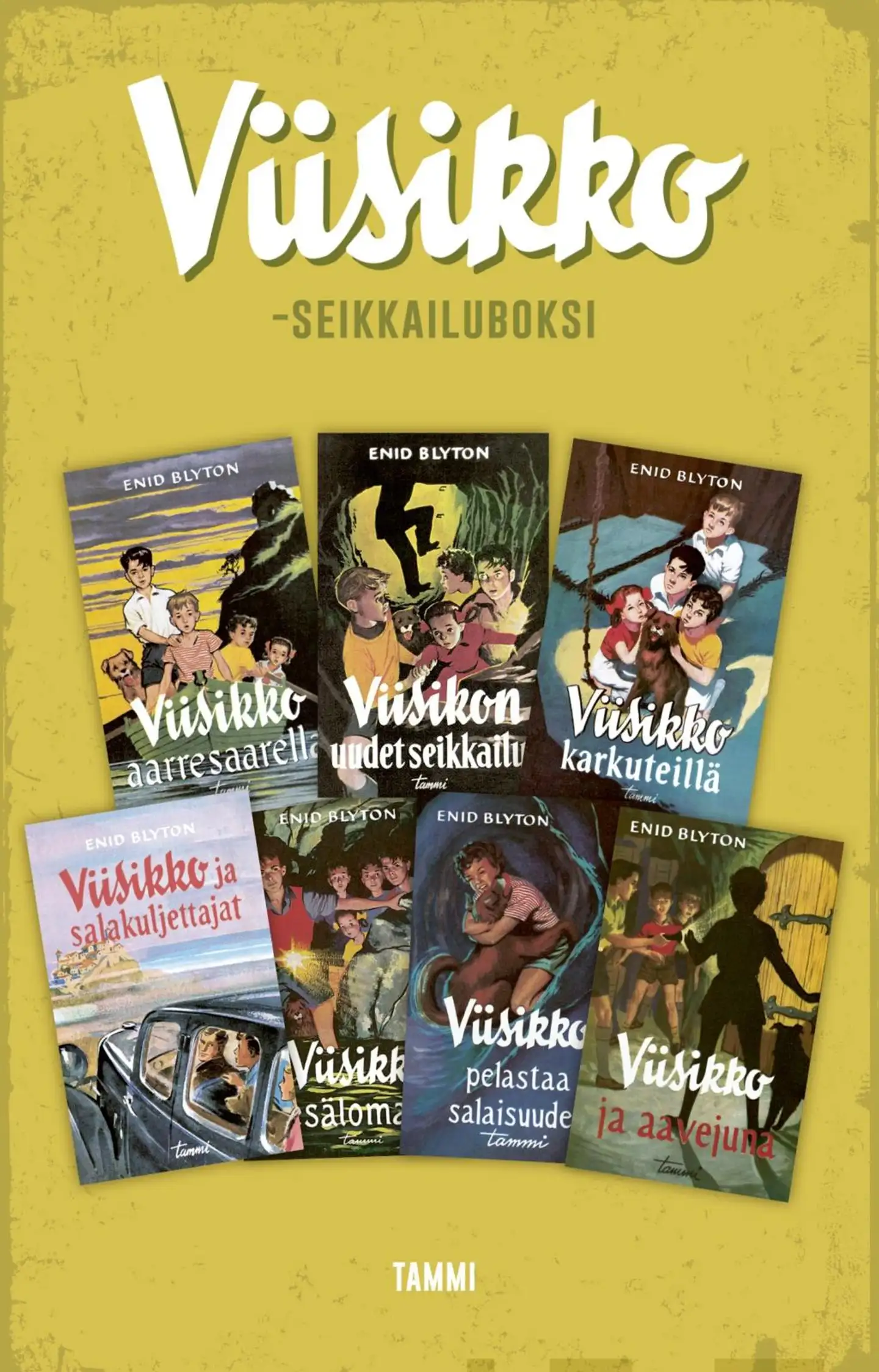 Blyton, Viisikko-boksi - Sisältää seitsemän Viisikko-kirjaa